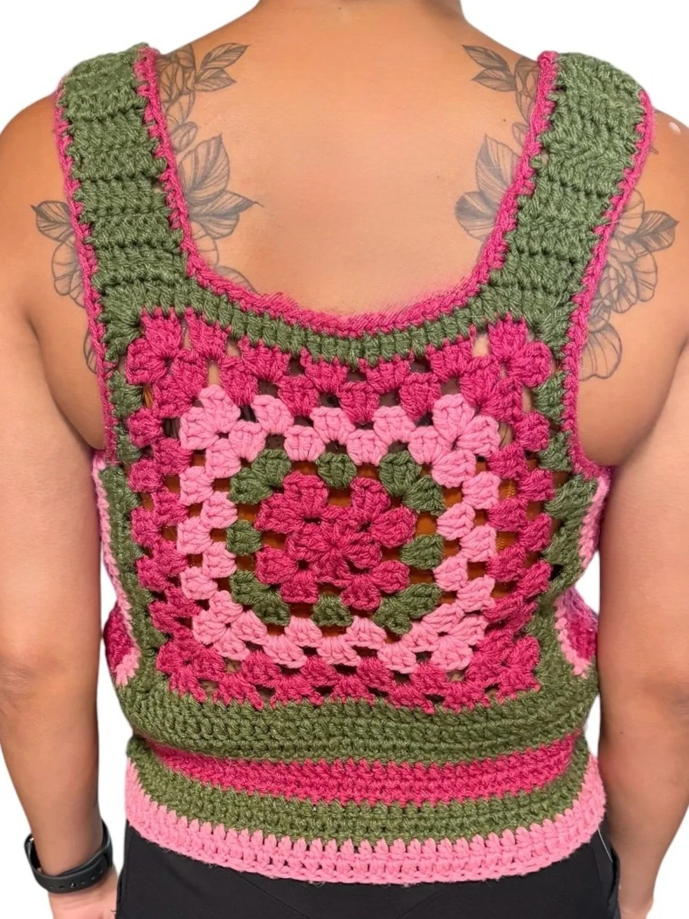 Handmade crochet granny